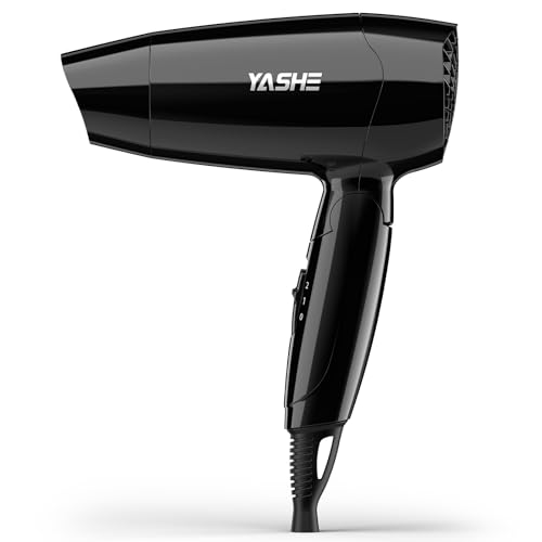 YASHE Secador de Pelo Plegable, 1200W Compacto con...