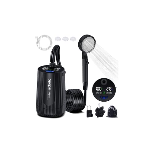 Spopal Ducha Camping Portatil, [Pantalla...