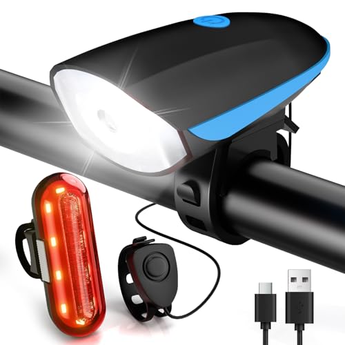 Gobikey Luces Bicicleta Delantera Y Trasera, Luz...