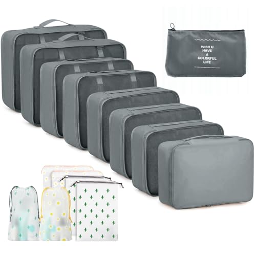 GIBOHOM Organizador Maleta, 15 Piezas Bolsas...
