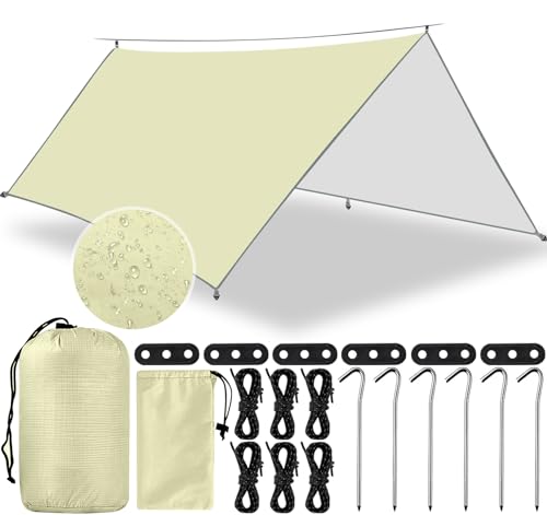 GUHAOOL Toldo de Refugio Impermeable, 3X3M Toldo...