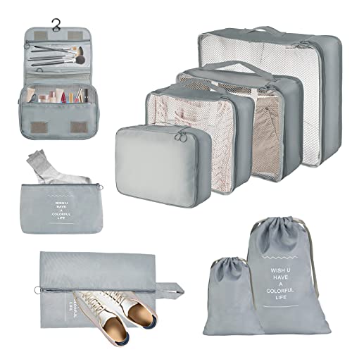 Organizador de Equipaje 9 Sets, Impermeable...