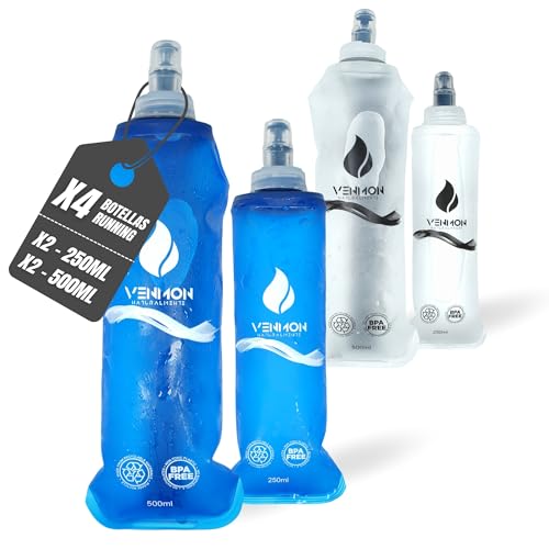 [4-Pack] Botella de Hidratación BPA FREE...