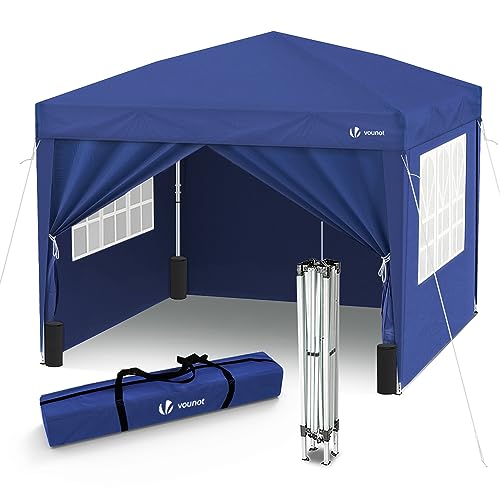 VOUNOT® Carpa Plegable Gazebo 3x3m con 4 Paredes...