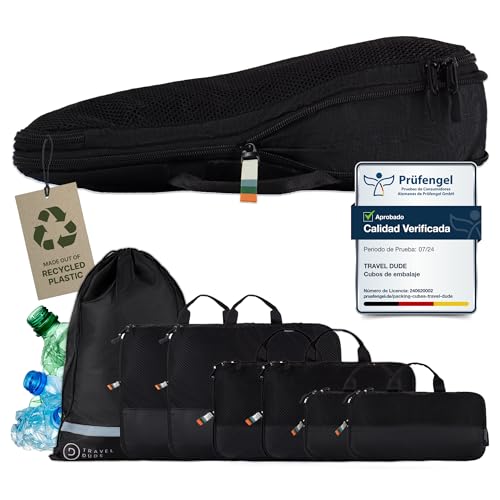 TRAVEL DUDE Organizador de Maletas con Bolsas de...