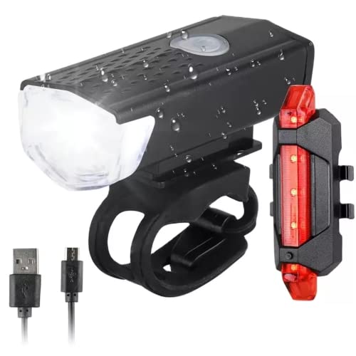 Luz Bicicleta Delantera Y Trasera Led Alta...