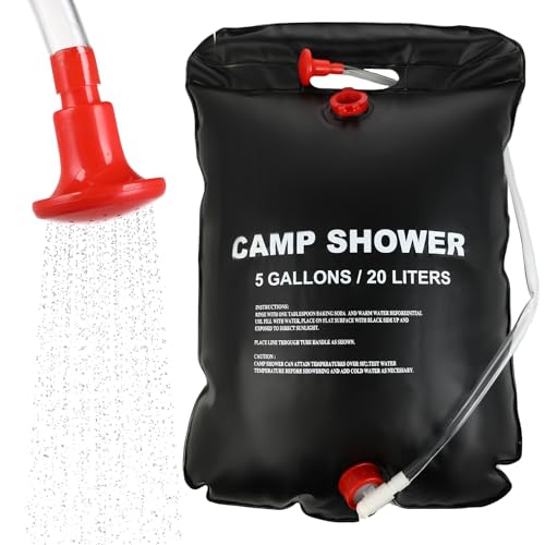 Flearitzo Ducha Portatil Camping de 20L - Bolsa de...