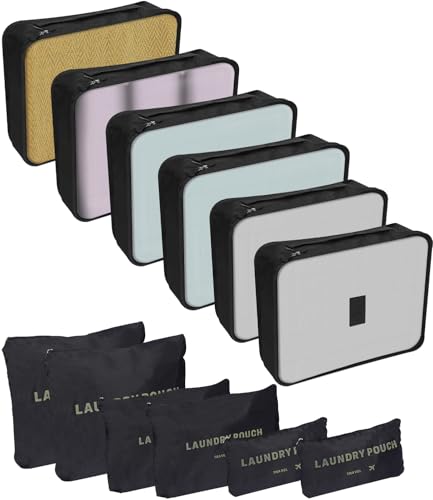 SOBEAU 12 PCS Organizador de Maletas, Bolsa de...