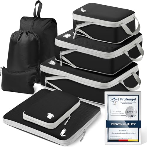 Organizador Maleta,Set 8 Compression Packing...