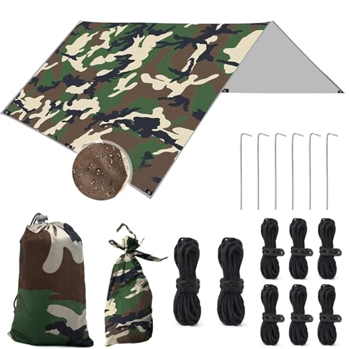 LOVICVKEM Toldo de Refugio Camping 3x3M, Toldo...