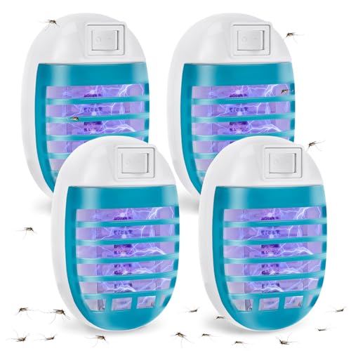 4 Piezas Lámpara Antimosquitos Electrico, Trampa...