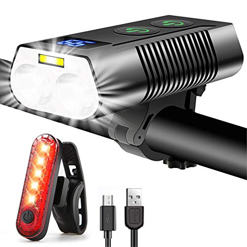 REHKITTZ Luz Bicicleta Súper Luminoso 3300...