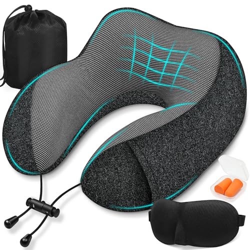 SOMLAW Almohada de Viaje para Cuello, Comfy...