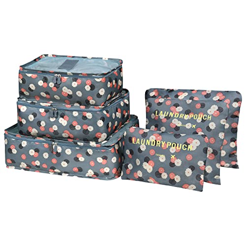 Vicloon Organizador de Equipaje, 6 en 1 Set de...