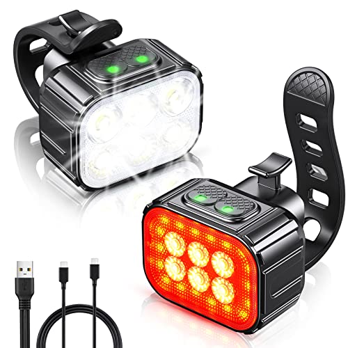 CIRYCASE Luz Bicicleta Traje Ultrabrillante, Luces...