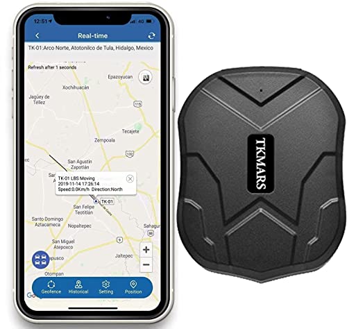 GPS Tracker coche tkmars localizador GPS...