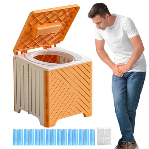 Inodoro de Camping - Sanitario Móvil para Adultos...