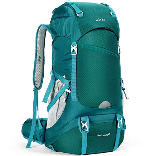HOMIEE Mochila de Senderismo de 50 Litros, Macutos...