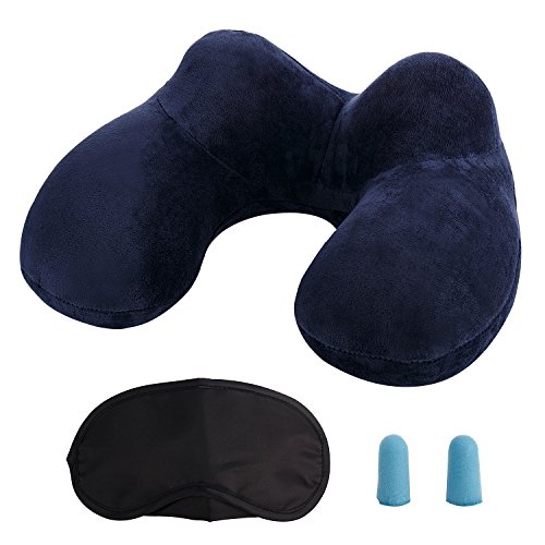 LUZWAY Almohada Inflable del Viaje, Cojín...