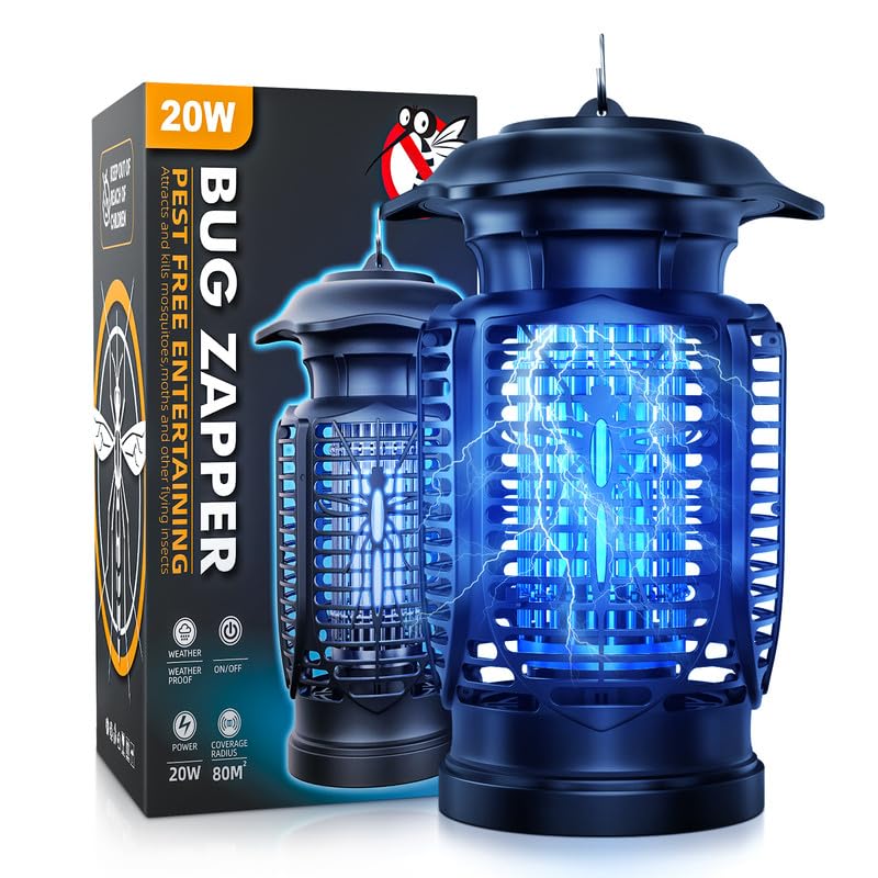 YEEFON Lámpara Antimosquitos Eléctrico, 20 W...